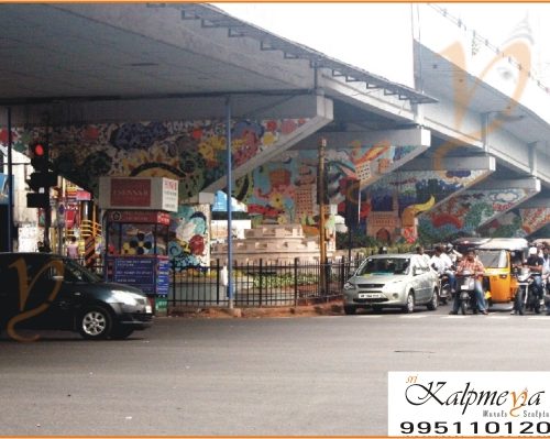 GHMC Flyover Pillars